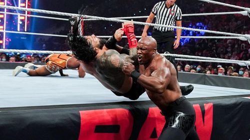 The triple threat match between Roman Reigns, Bobby Lashley, and Big E features in WWE's top 10