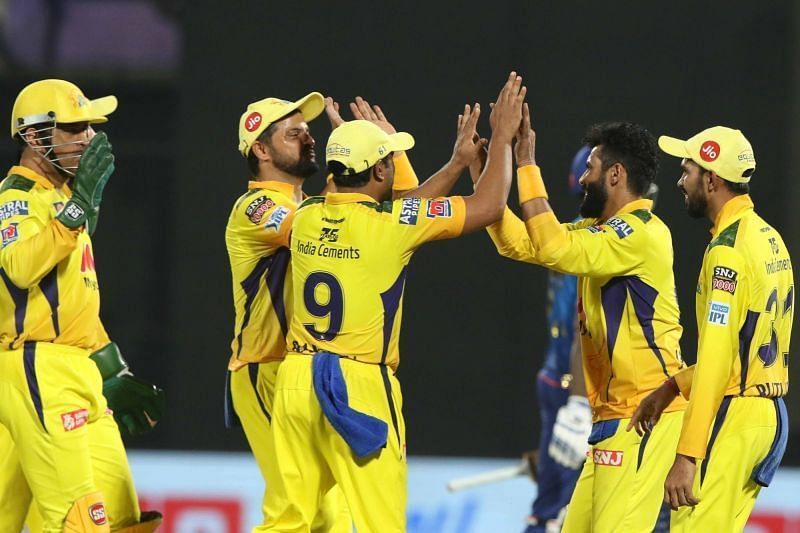 Chennai Super Kings (CSK) during IPL 2021. Pic: IPLT20.COM