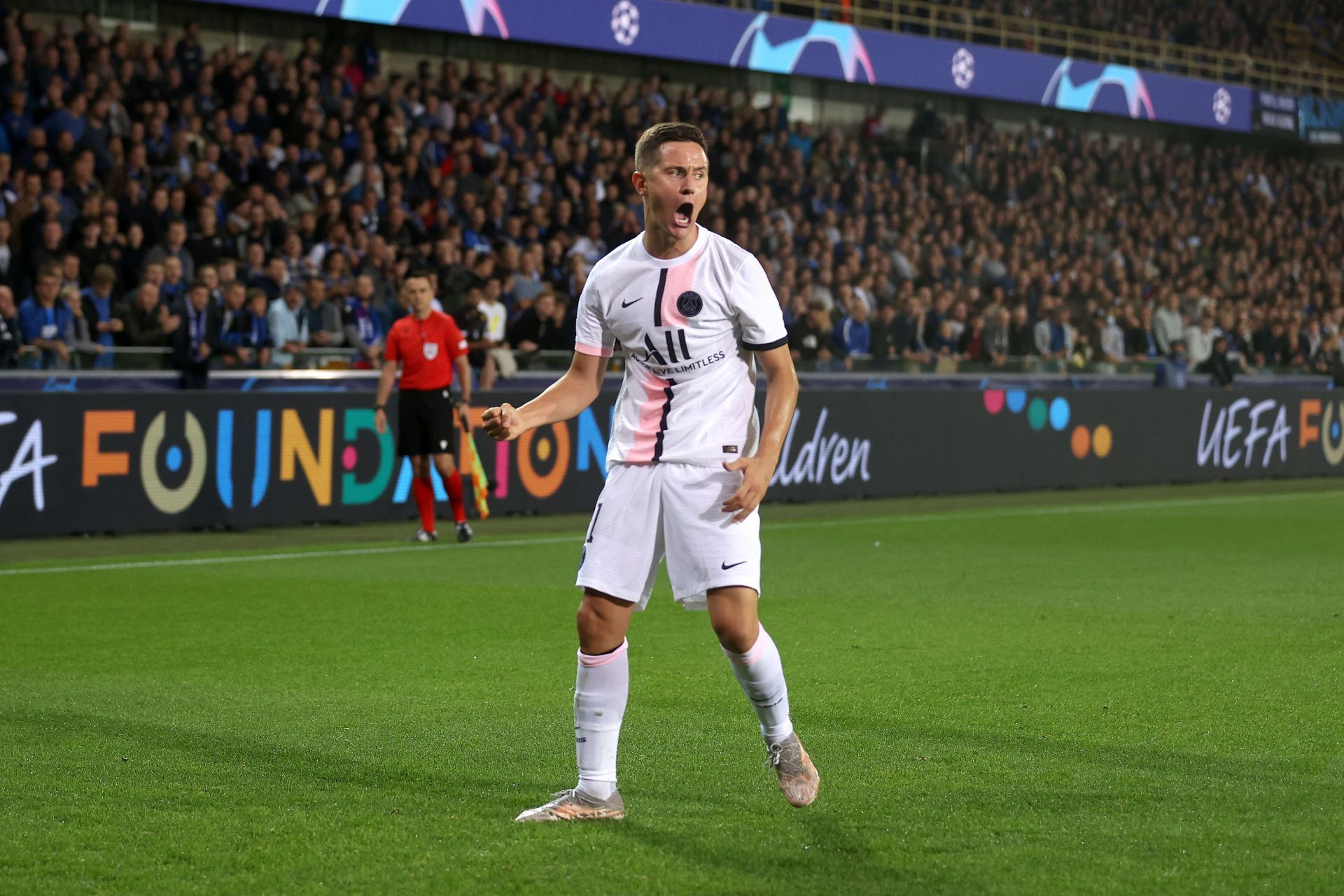 Ander Herrera in action for PSG