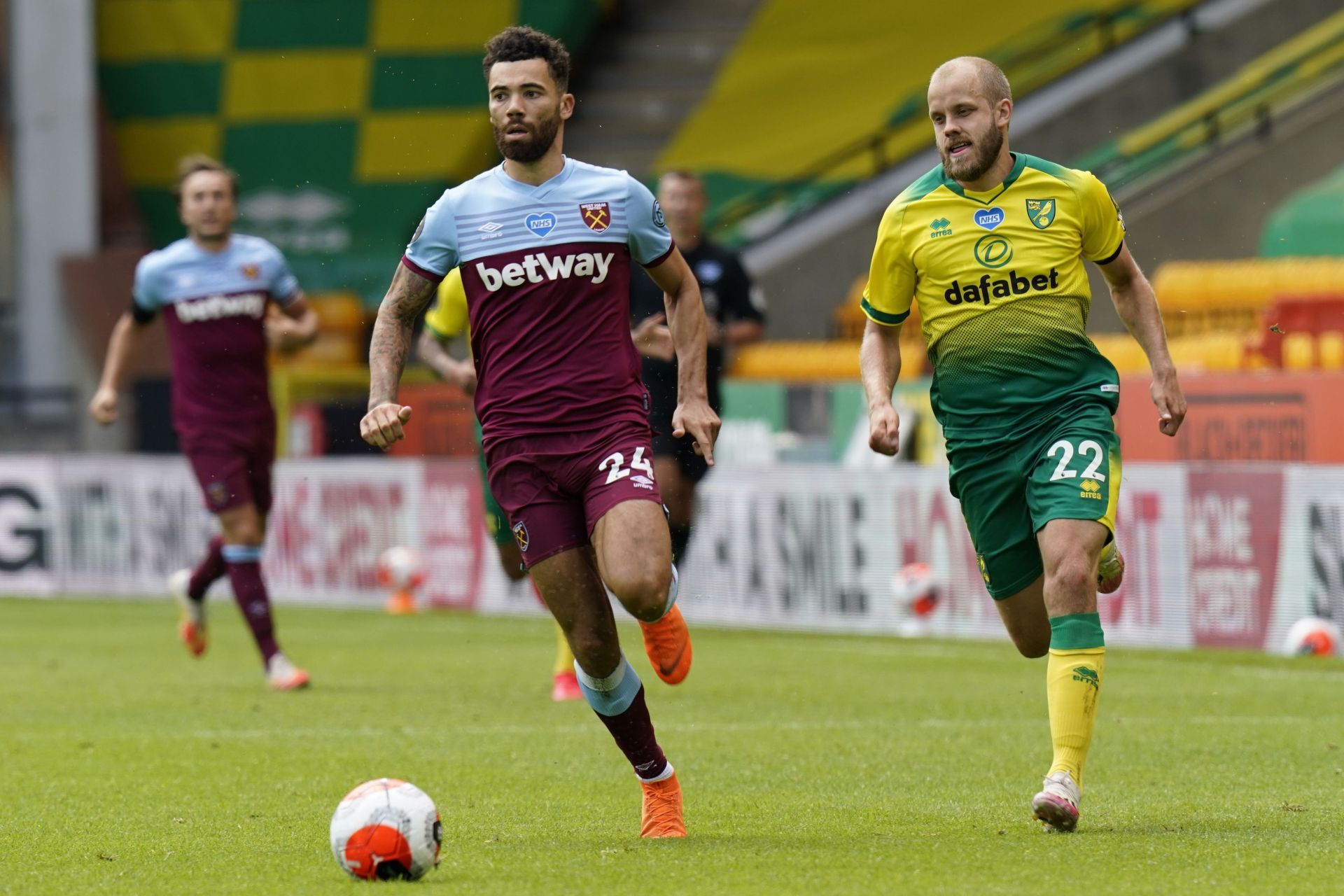 West Ham United host Norwich City on Saturday