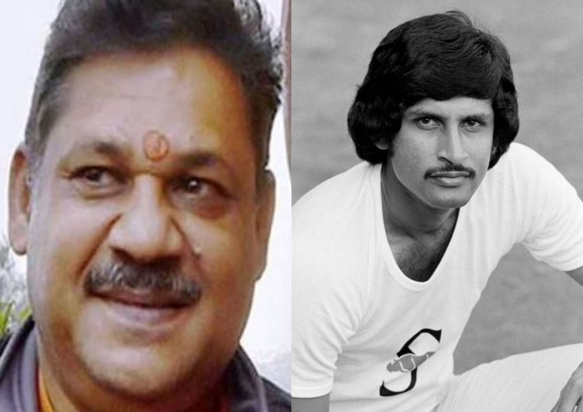 Picture Credits: PTI via Kalinga TV; Getty Images via Aaj Tak. Sunil Valson remains the only Cricket World Cup winner to have not played a single international game (Picture Credits: Sunil Valson/Facebook via Scroll and PTI). Kirti Azad featured in the final of the 1983 Cricket World Cup (Picture Credits: PTI via Kalinga TV).