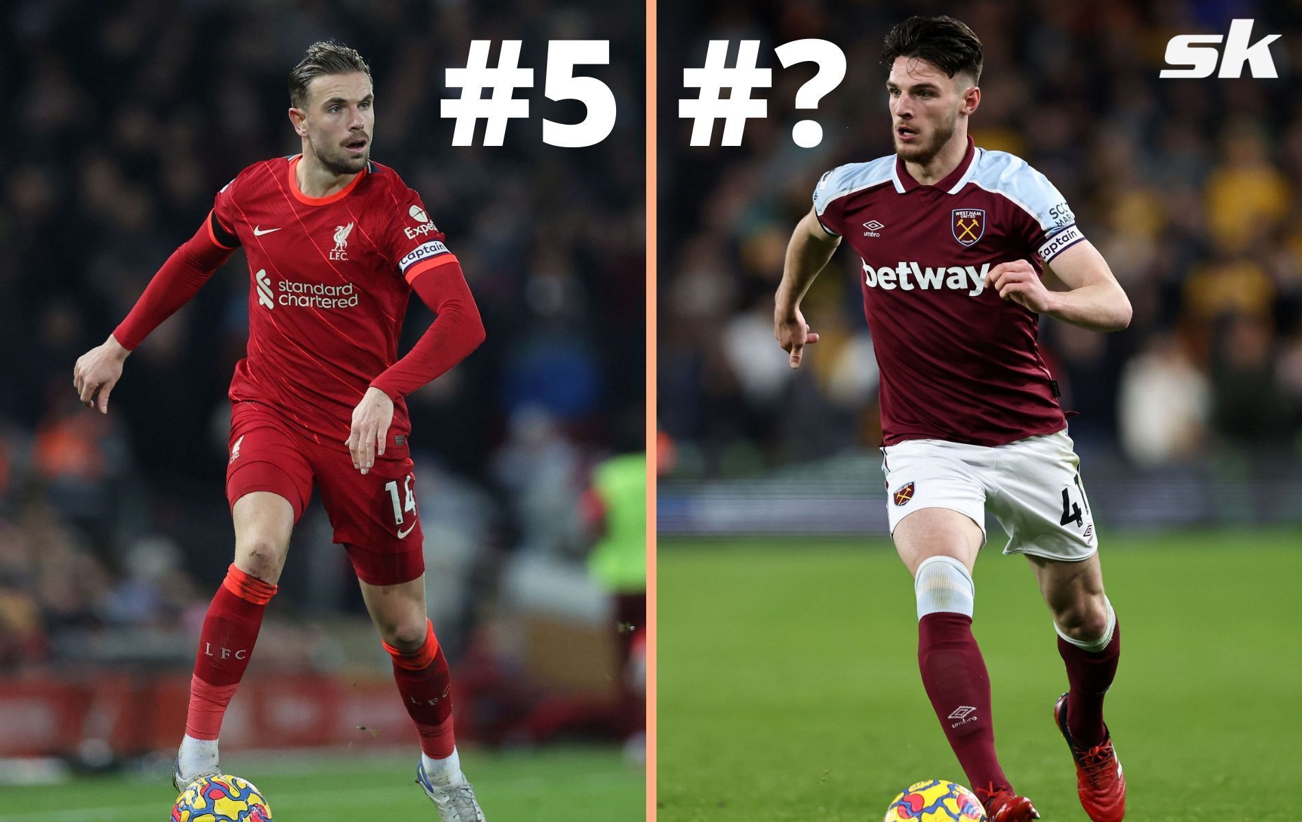 Who are the best ball-carriers among midfielders in the Premier League? (Image via Sportskeeda)