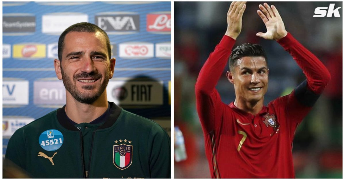 Bonucci and Cristiano Ronaldo were teammates at Juventus