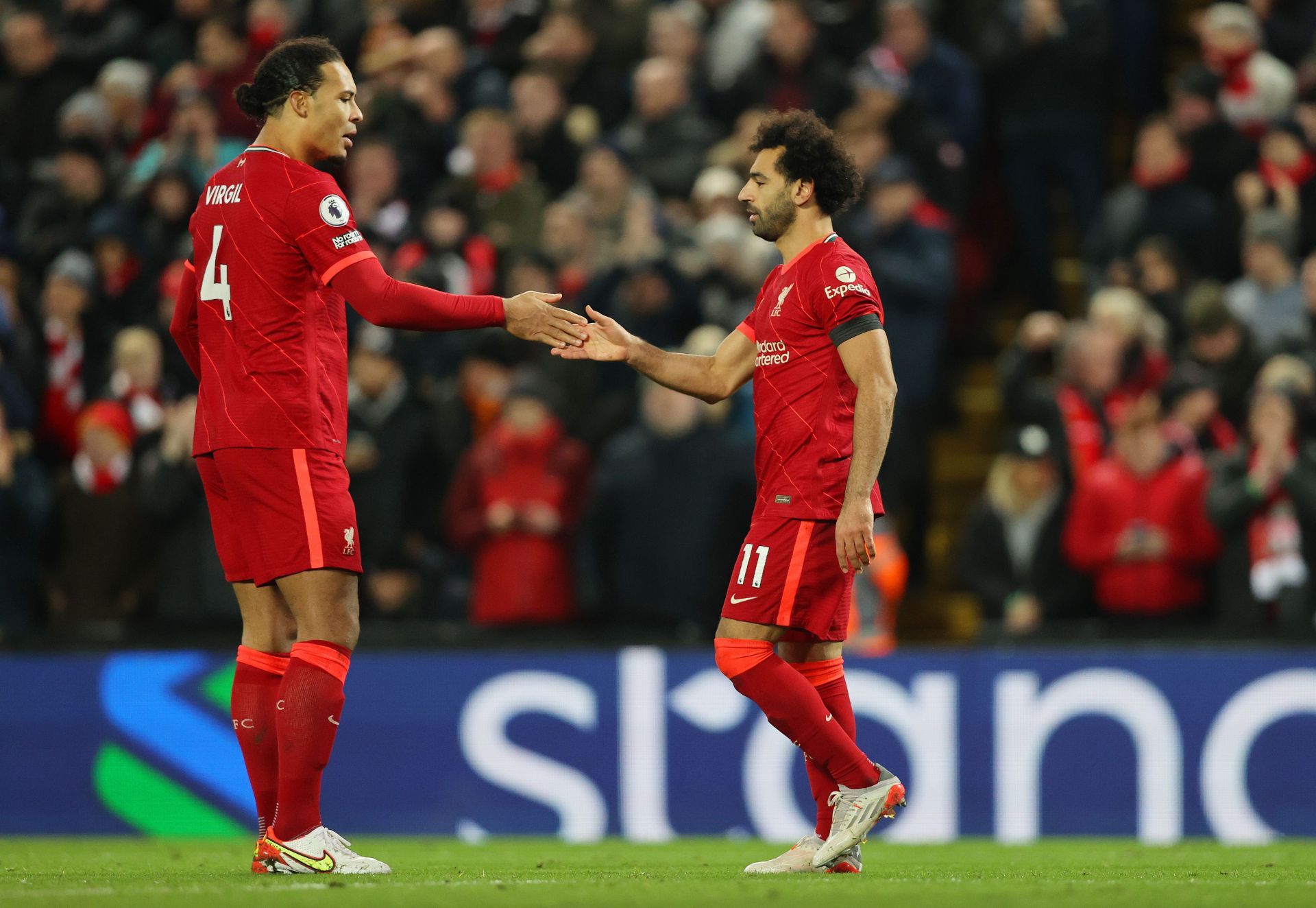 Virgil van Dijk and Mohamed Salah