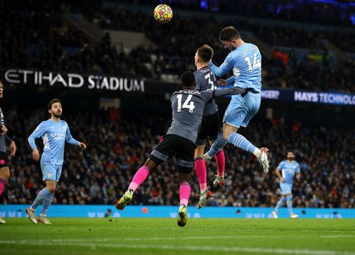 Aymeric Laporte scored City's 5th goal which calmed the nerves at the Etihad in a roller coaster game