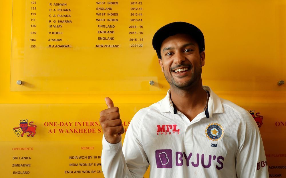 Mayank Agarwal was the best batter in the Test series (Image: BCCI)