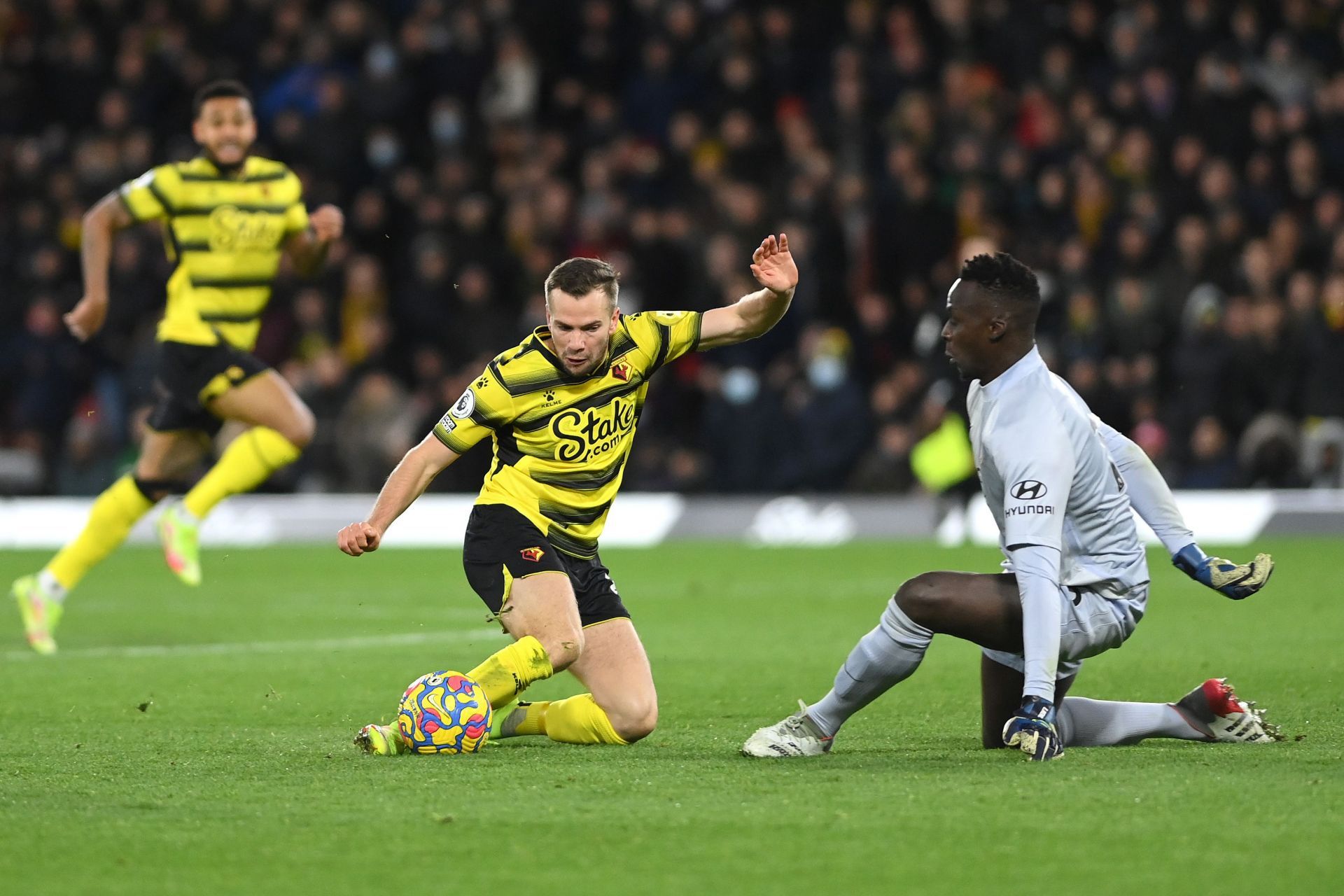 Mendy (R) was superb in goal for Chelsea