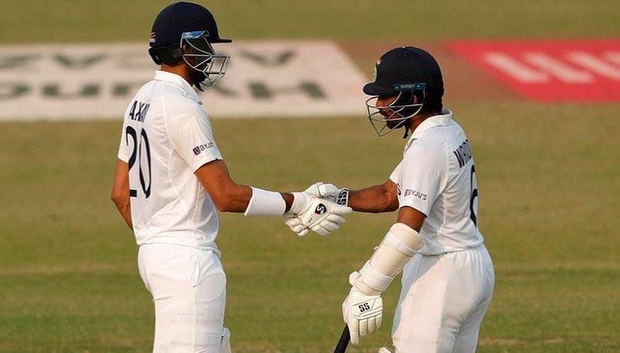 Wriddhiman Saha stitched 60-plus run partnerships with both Shreyas Iyer and Axar Patel