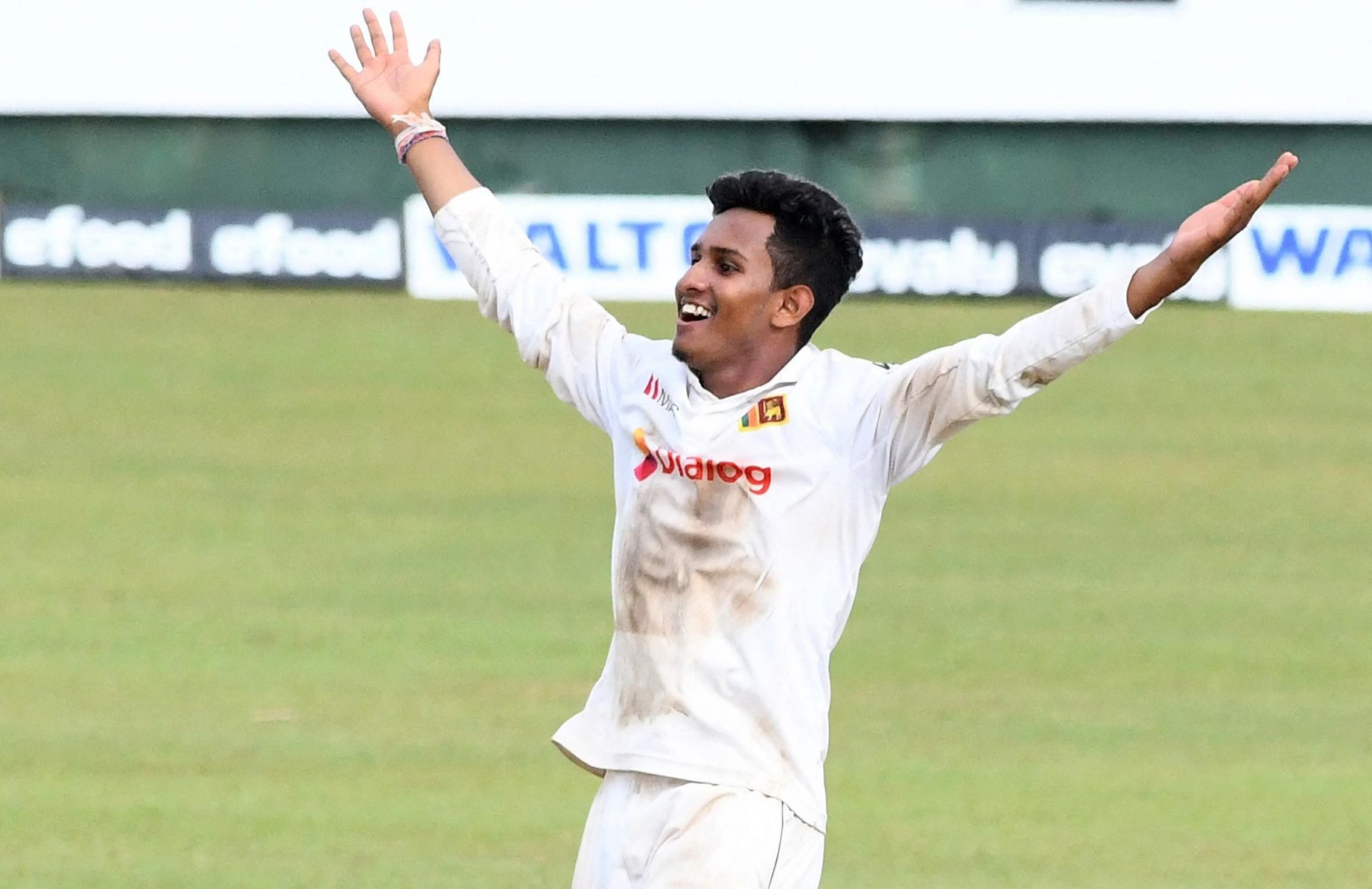 Jayawickrama made an impressive Test debut, picking up 11 wickets.