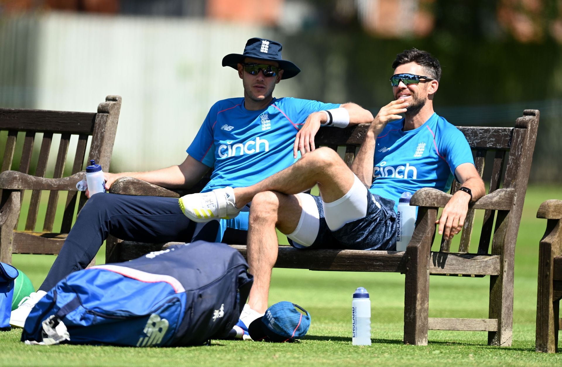 Stuart Broad and James Anderson. (Image Credits: Getty)