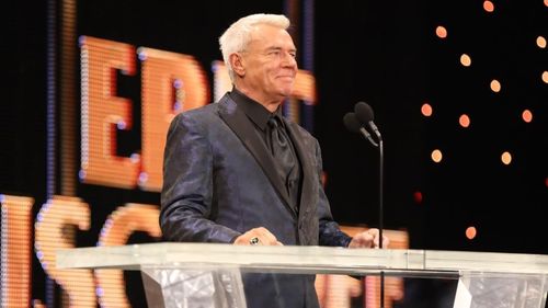 Eric Bischoff during his WWE Hall of Fame induction