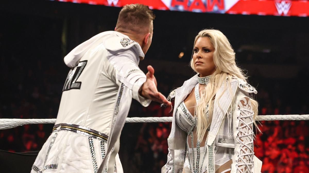 The Miz&#039;s wife, Maryse, slapped him following the conclusion of Miz TV on WWE RAW