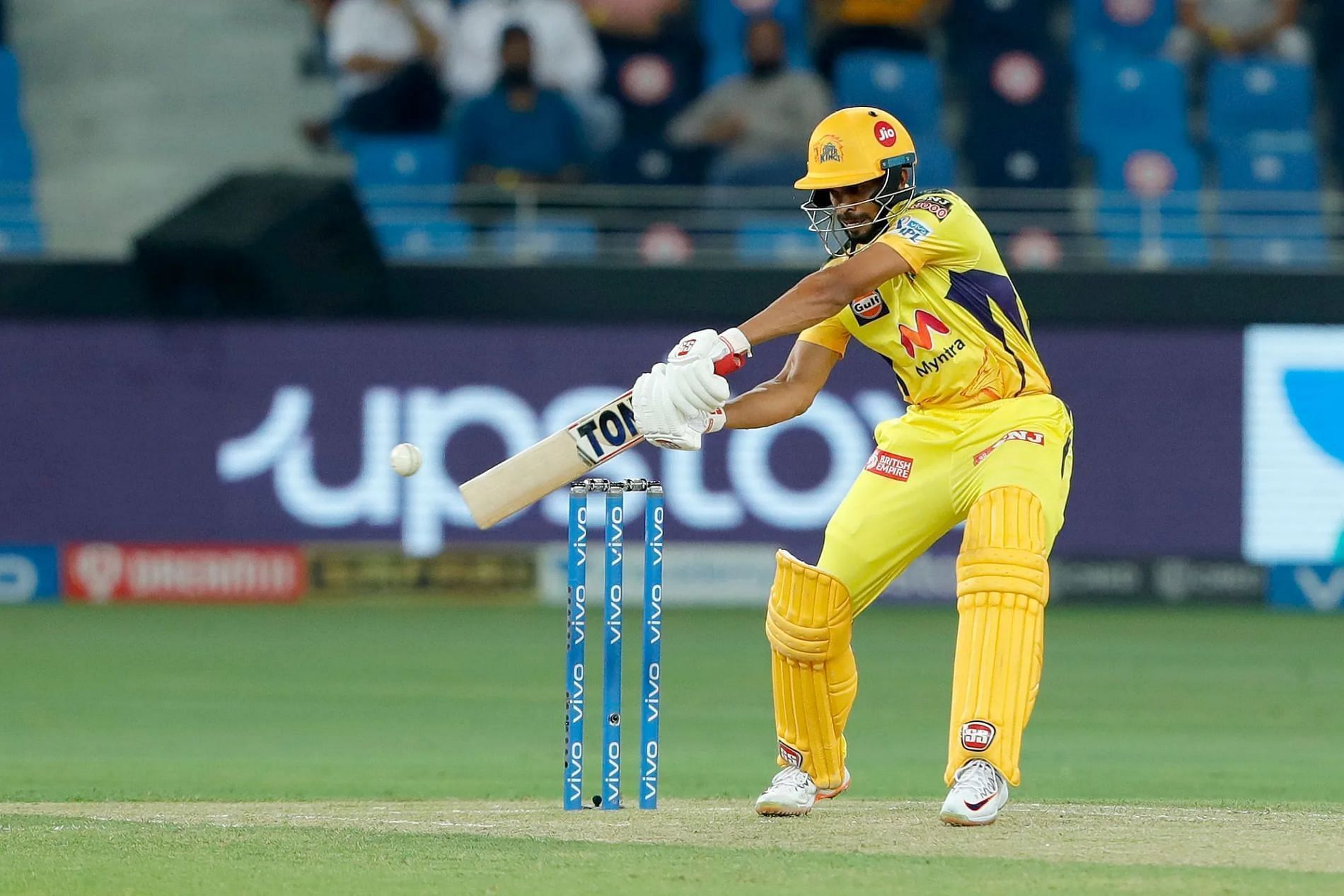 Ruturaj Gaikwad in action during IPL 2021. Pic: IPLT20.COM