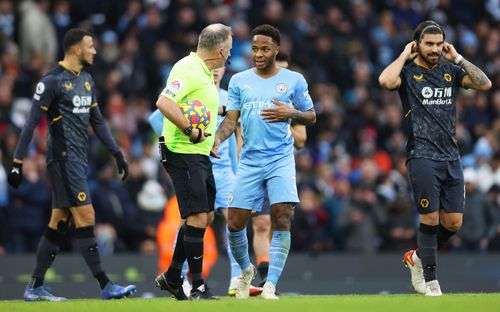 Raheem Sterling scored the winning goal from the penalty spot against Wolverhampton Wanderers.