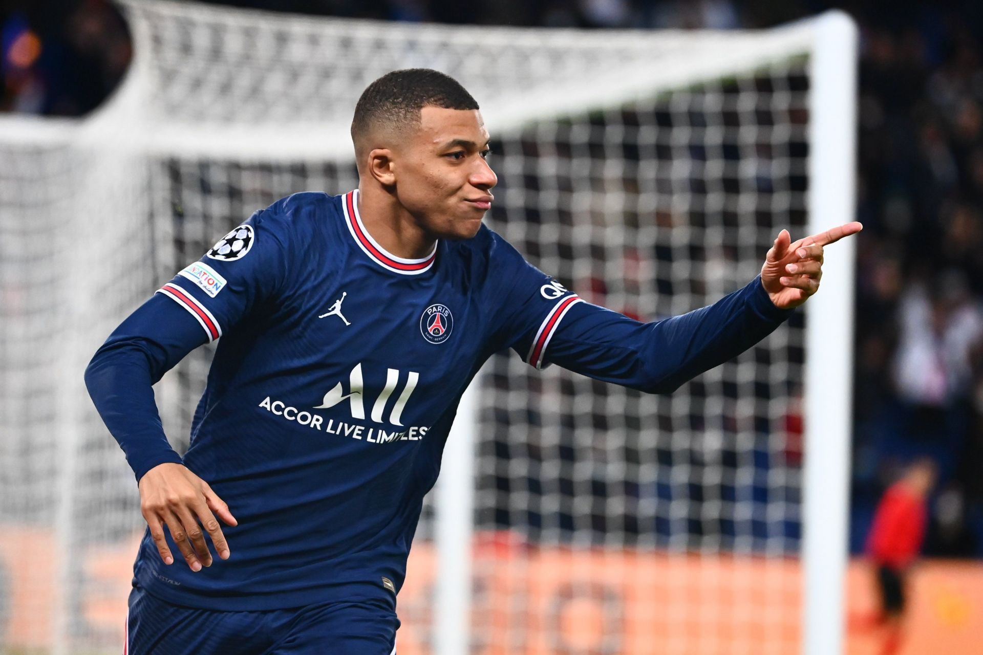 Mbappe scored his 30th Champions League goal.