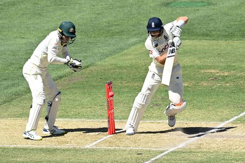 Joe Root of England bats during day three of the 2nd Ashes Test. Pic: Getty Images