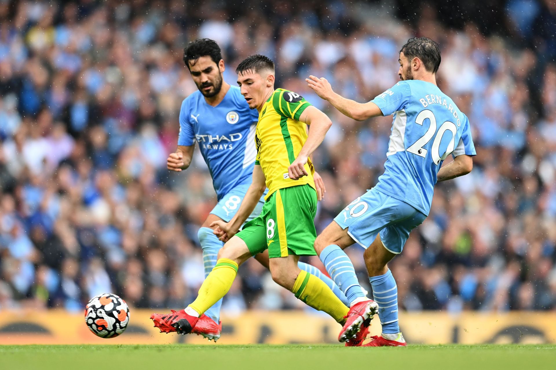 Gilmour in action for Norwich