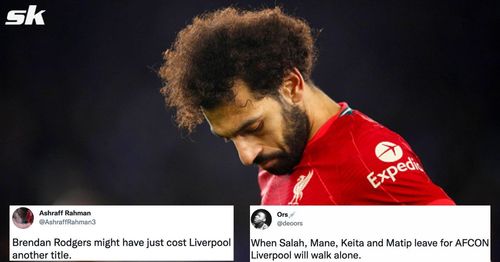 Twitter reacts to Mohamed Salah and Liverpool's poor outing at Leicester City.