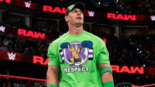 John Cena appearing on WWE Monday Night RAW