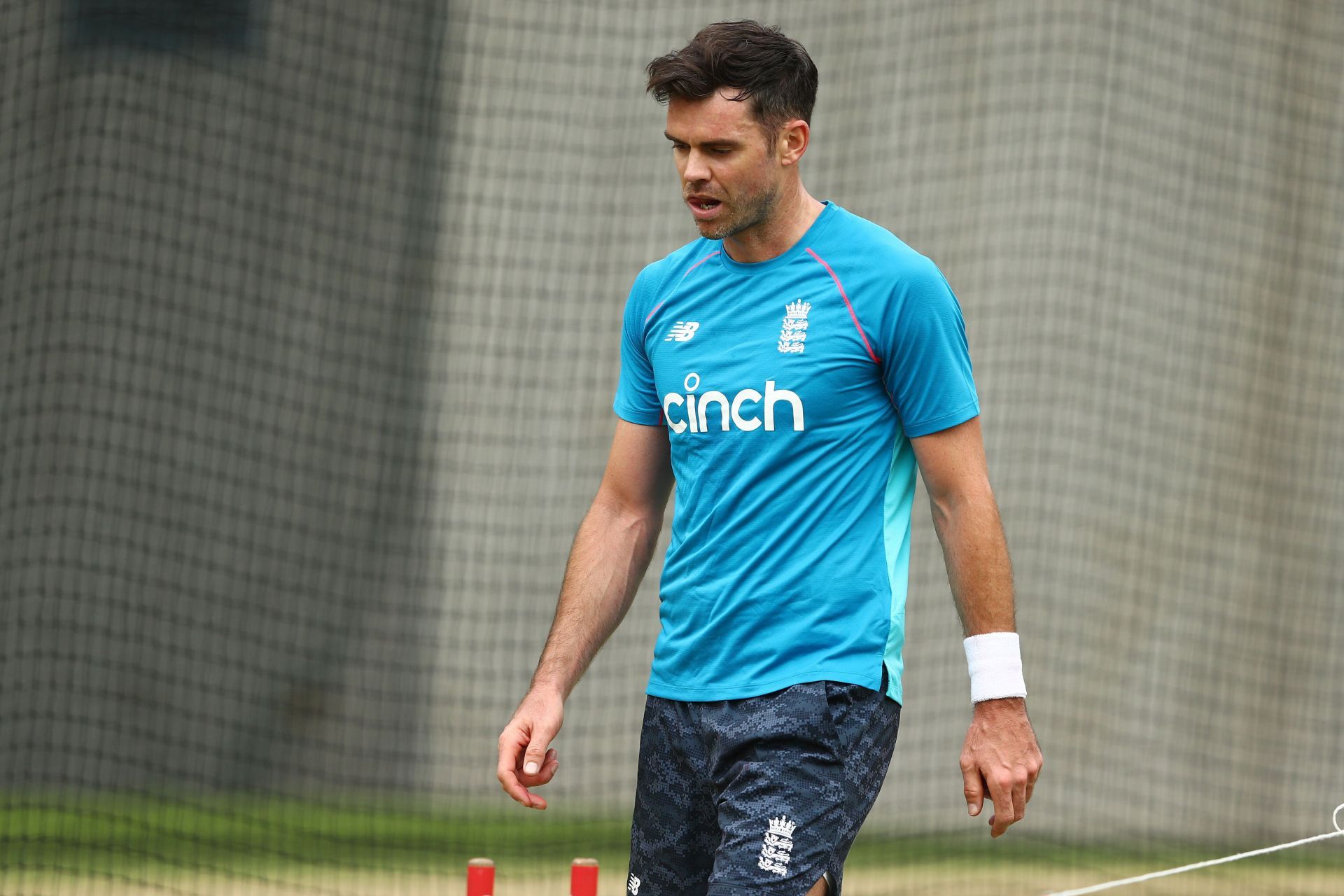 James Anderson at the England Nets Session. (Image Credits: Getty)