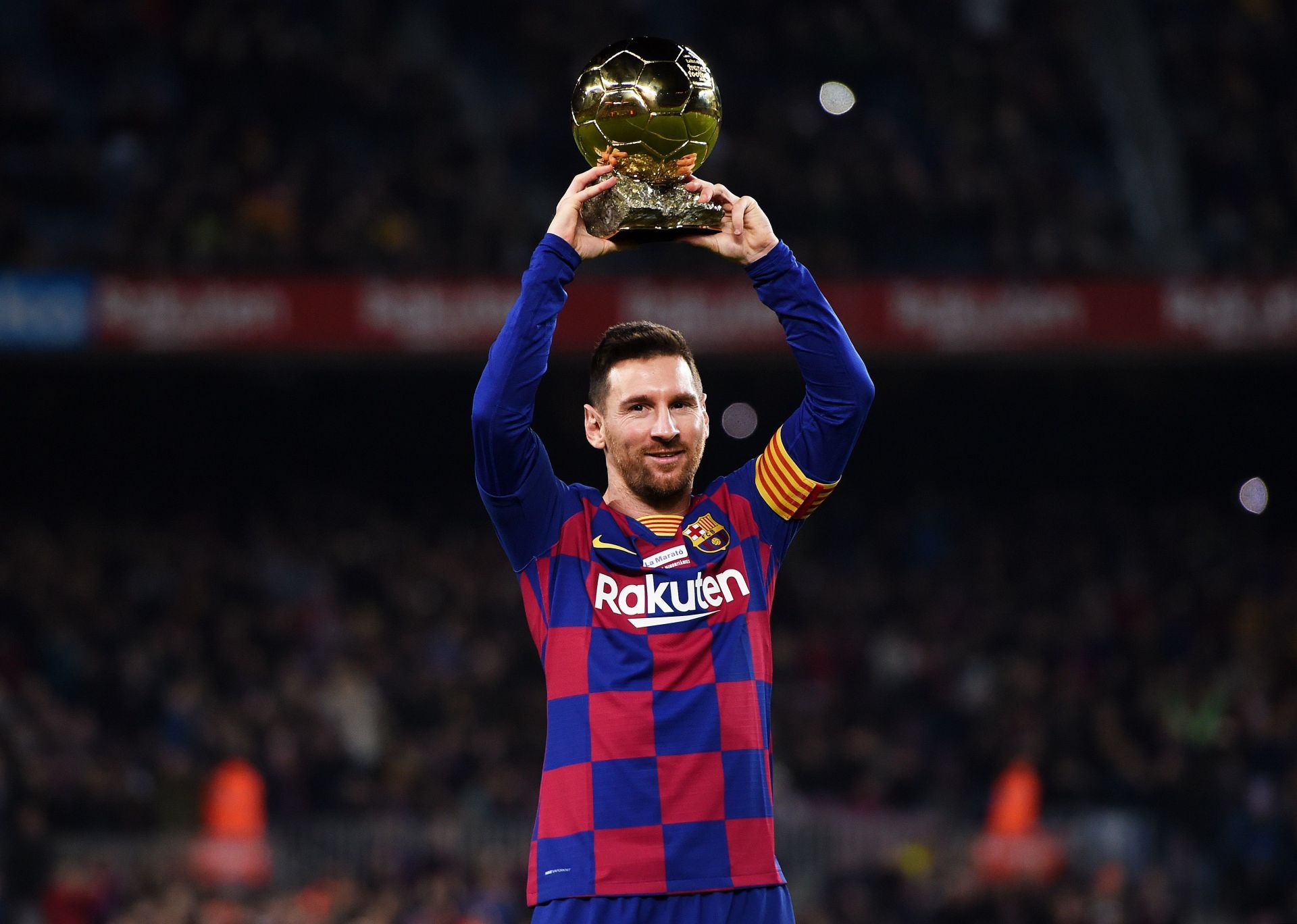 Lionel Messi won six Ballon d&#039;Or awards with Barcelona.