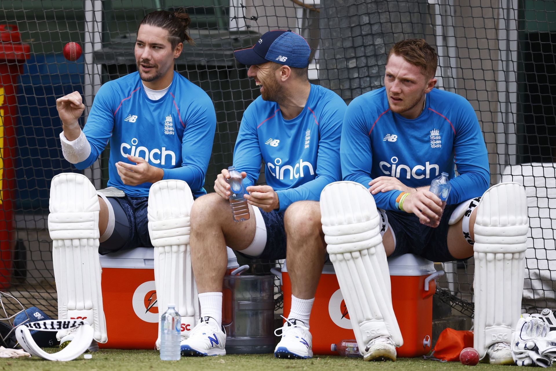 A photo taken during an England training session.