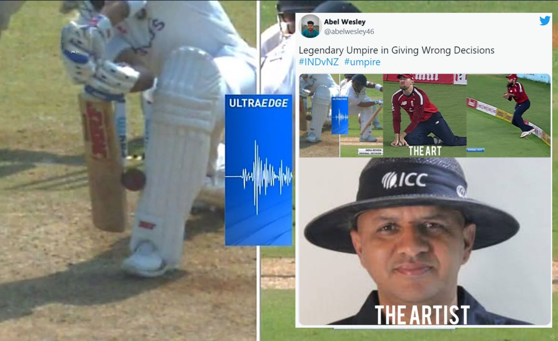 Twitterati fumes after umpire wrongly adjudged Virat Kohli out in Mumbai Test