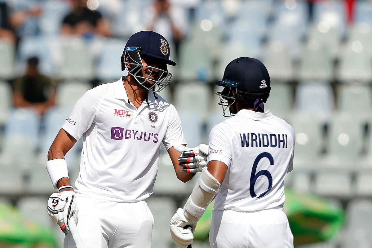 Axar Patel stepped up with the bat for India