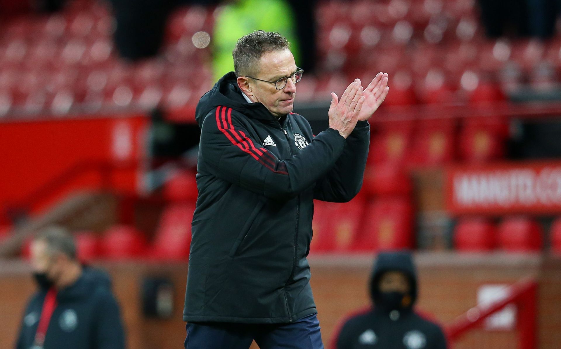 Manchester United manager Ralf Rangnick. (Photo by Alex Livesey/Getty Images)