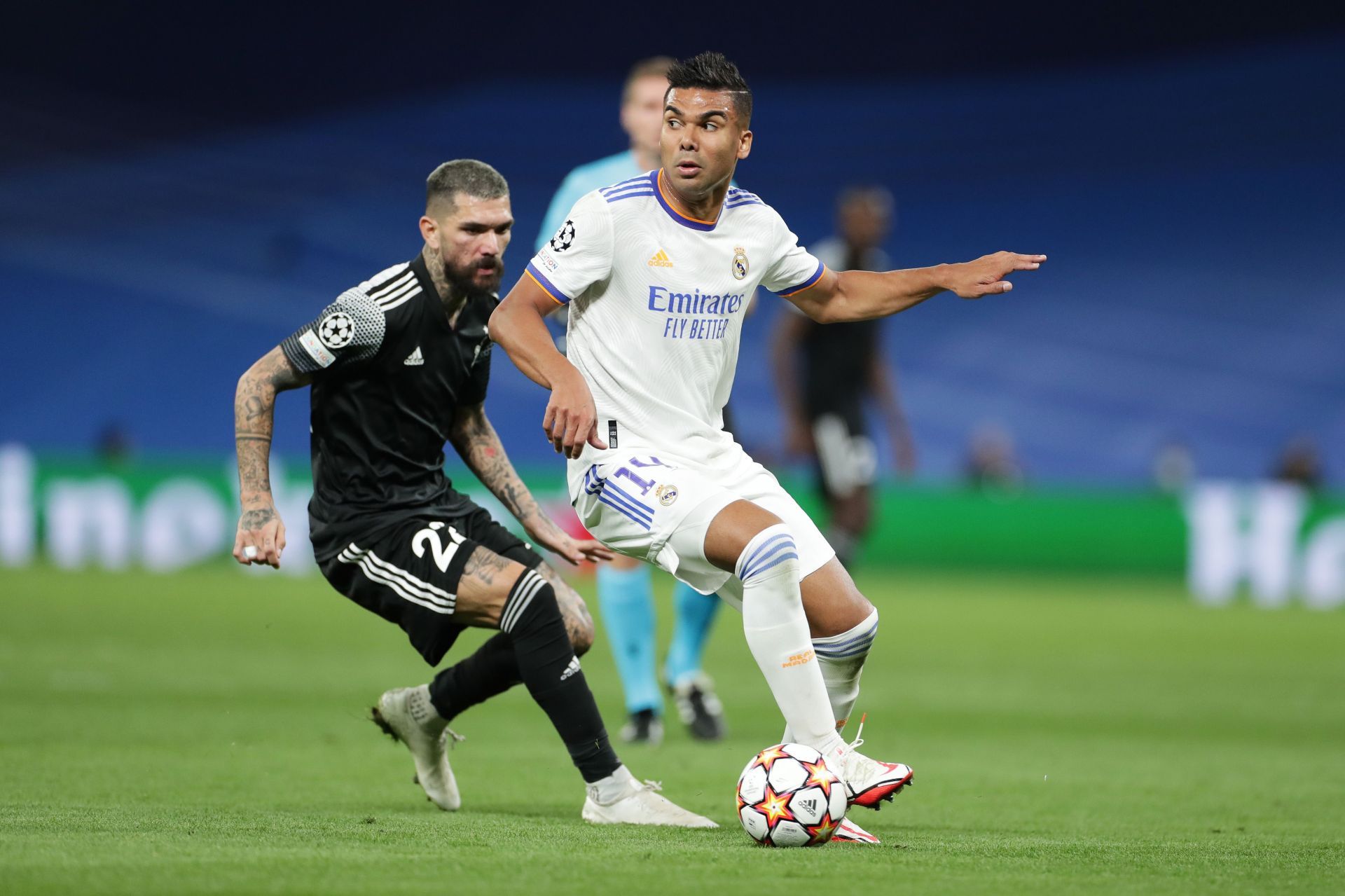 Casemiro in action for Real Madrid