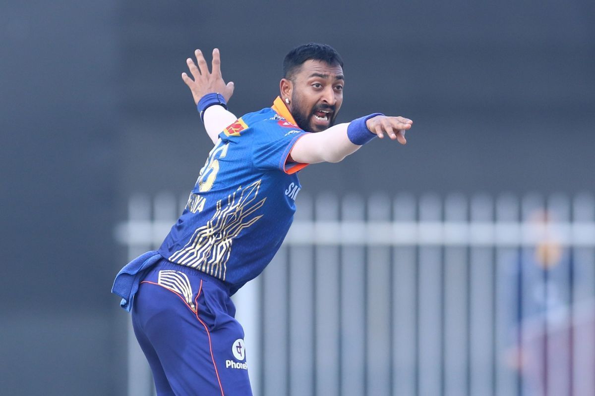 Krunal Pandya was released by Mumbai Indians ahead of IPL 2022 (Credit: BCCI/IPL)