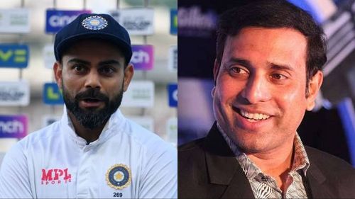 Indian captain Virat Kohli and former Indian cricketer VVS Laxman