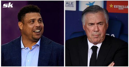 Ronaldo Nazario (L) wants to take Real Madrid's Marcelo to Cruzeiro