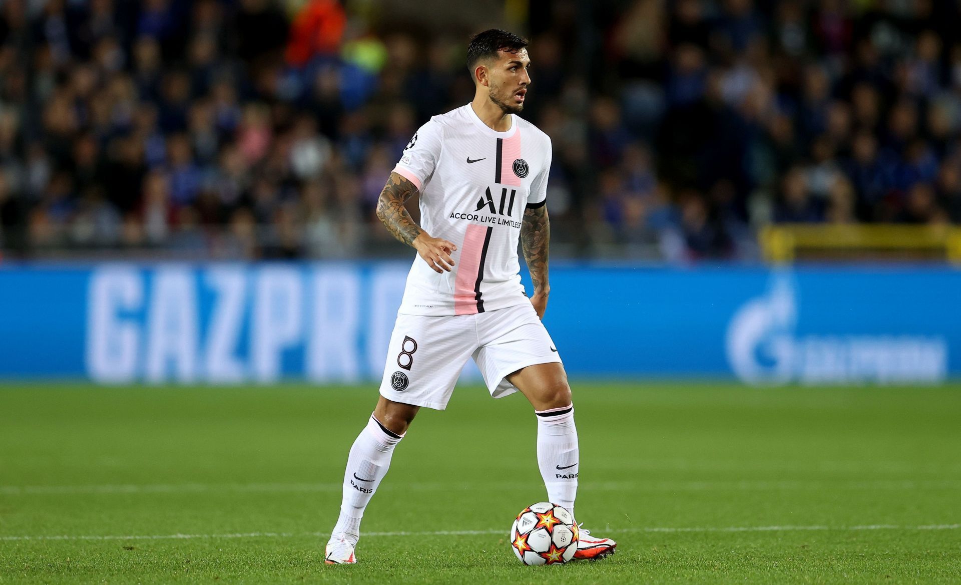 Leandro Paredes in action for PSG