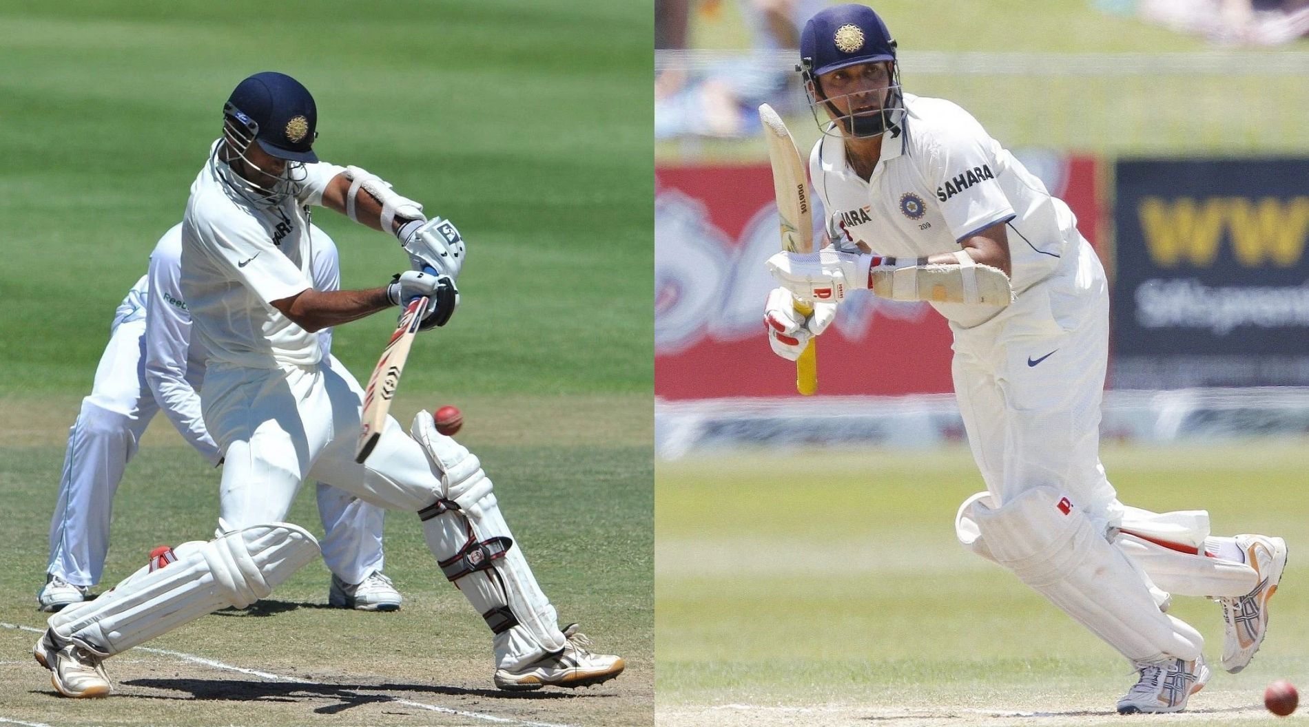 Rahul Dravid (left) and VVS Laxman. Pics: Getty Images