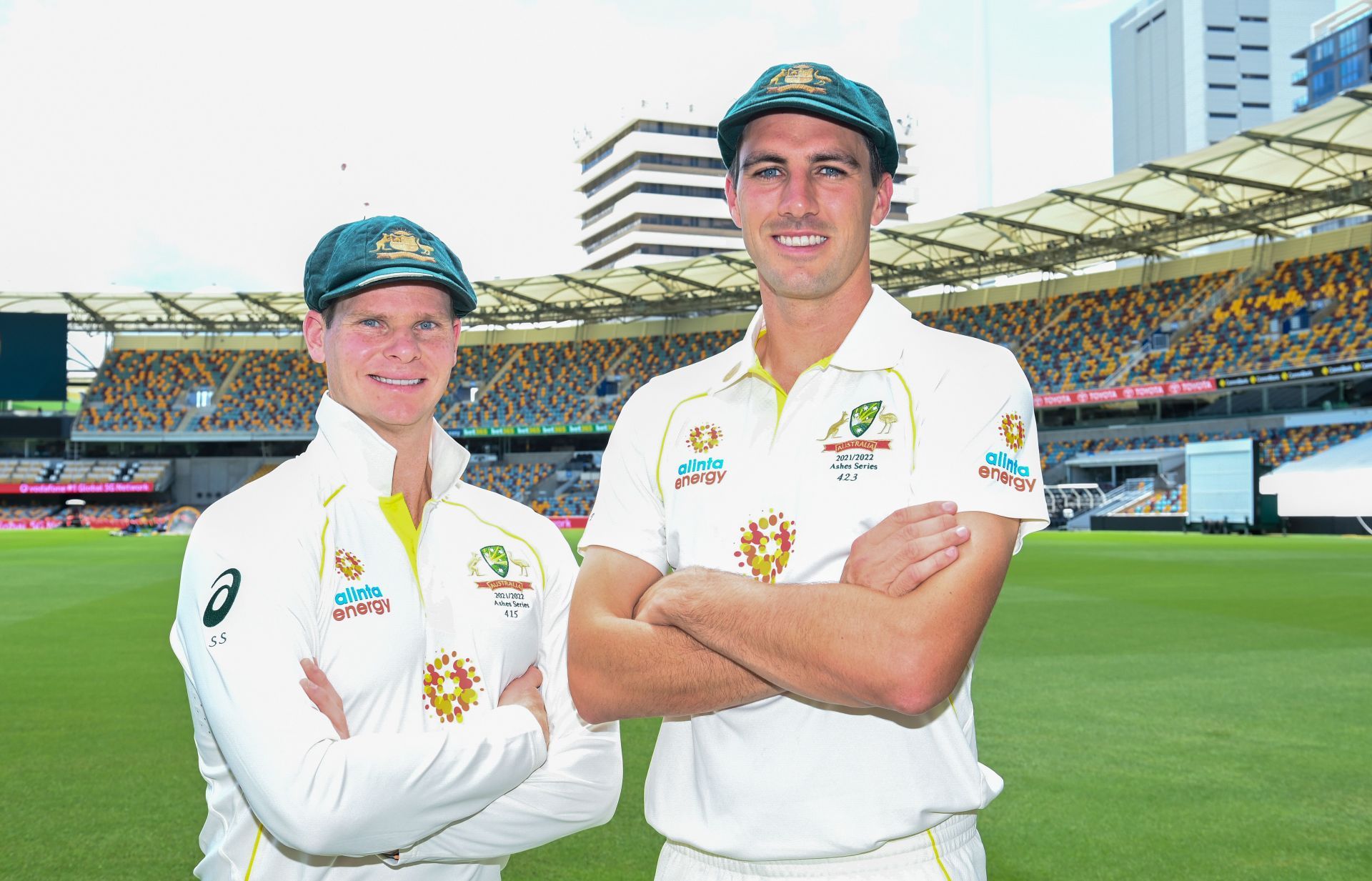 Pat Cummins (right) will lead Australia in Ashes 2021, with Steve Smith as his deputy.