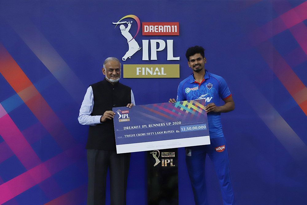 Shreyas Iyer led the Delhi Capitals to their maiden IPL final in 2020 (Picture Credits: Vipin Pawar/Sportzpics/BCCI).