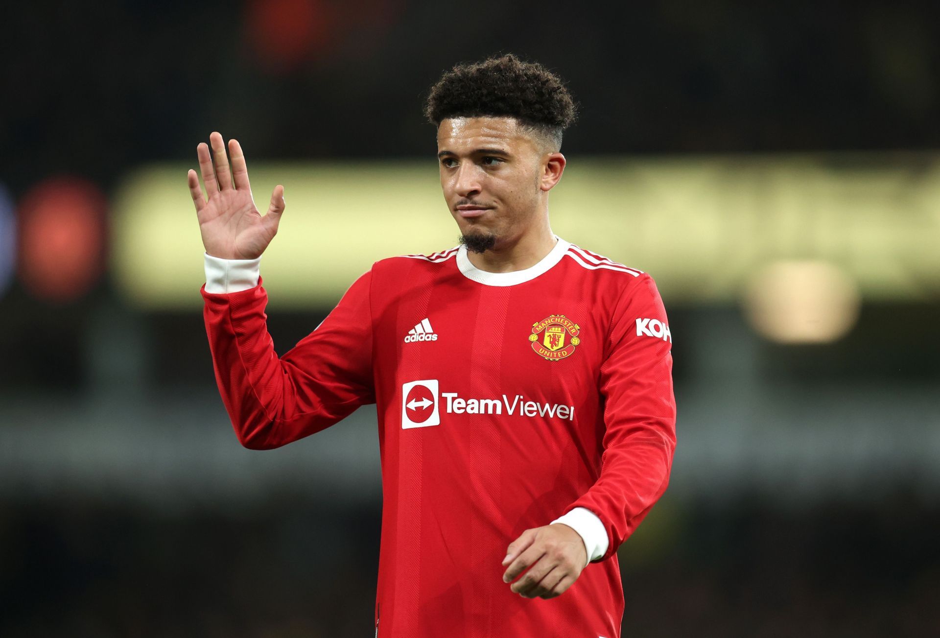 Jadon Sancho has shown signs of finding form at Manchester United.