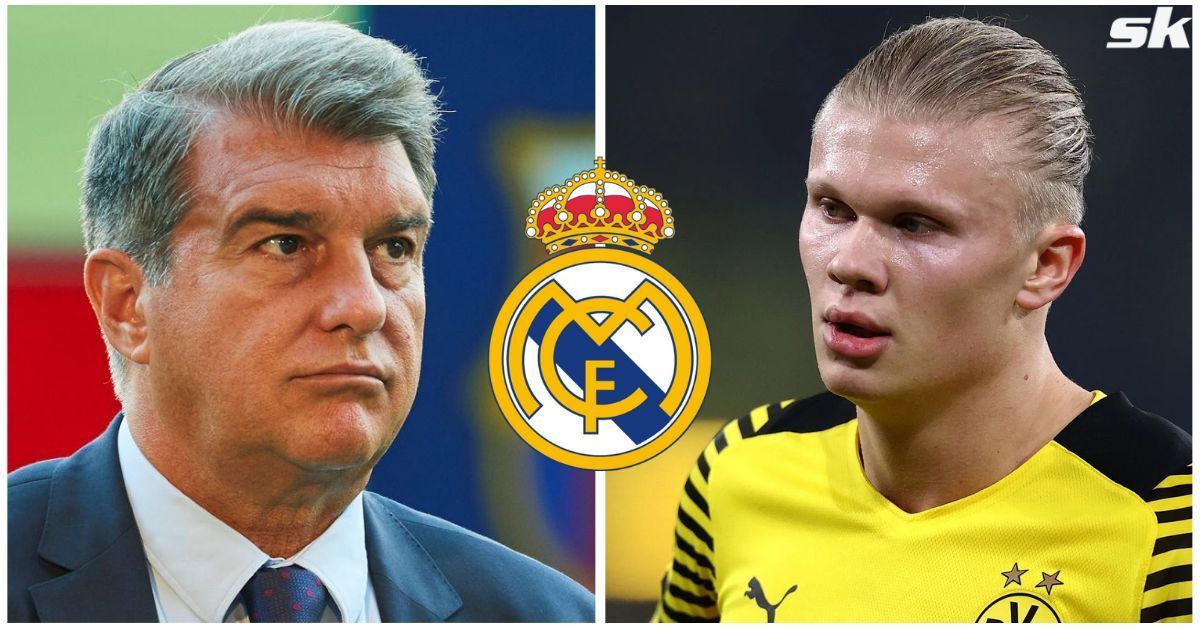Barcelona president Joan Laporta does not want Erling Haaland to join Real Madrid