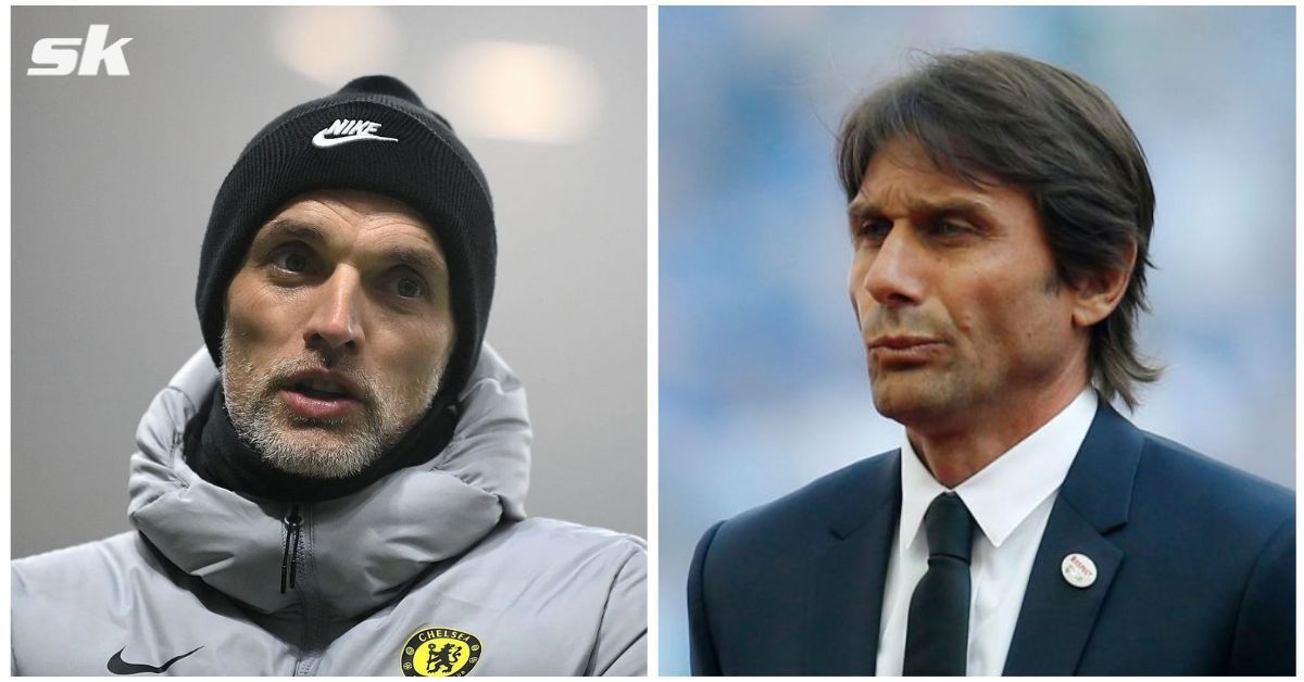 Chelsea boss Thomas Tuchel and Tottenham manager Antonio Conte.