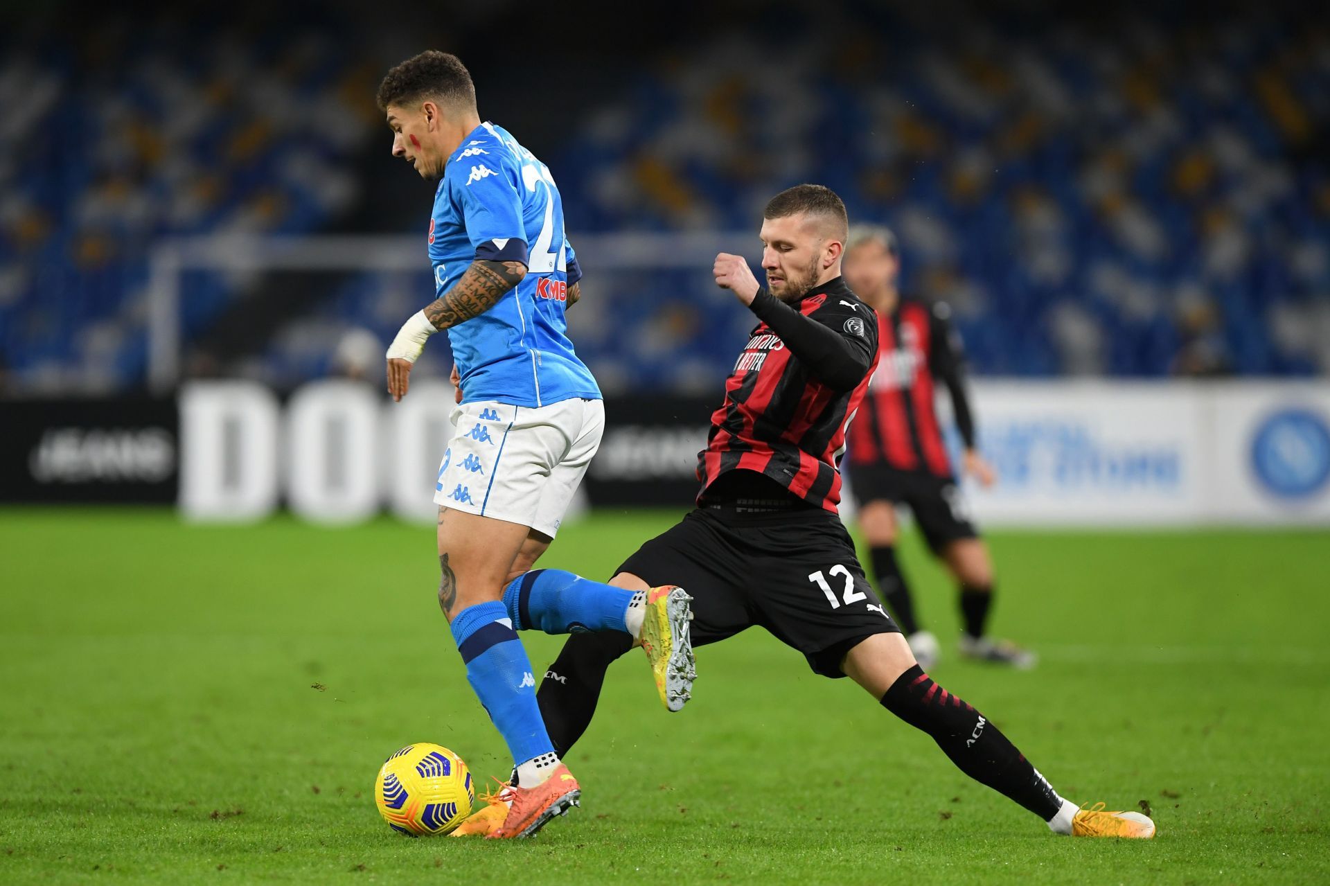 Napoli and AC Milan will lock horns in an enticing encounter.