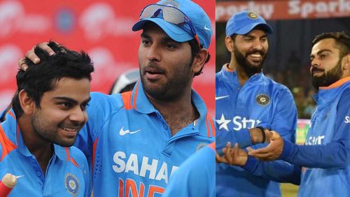 Snippets from Virat Kohli and Yuvraj Singh's moments together