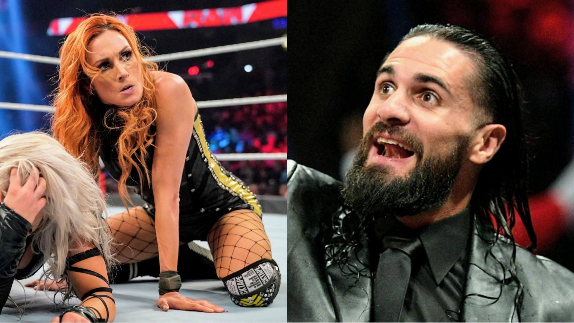 Becky Lynch and Seth Rollins appeared during this week&#039;s RAW.