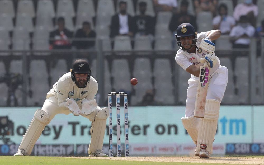 Shubman Gill played a 44-run knock on the first day of the Mumbai Test [P/C: BCCI]