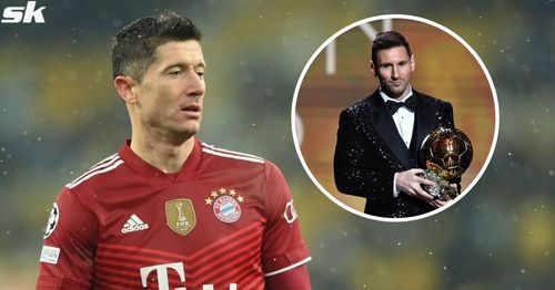 Robert Lewandowski on Lionel Messi winning Ballon d'Or