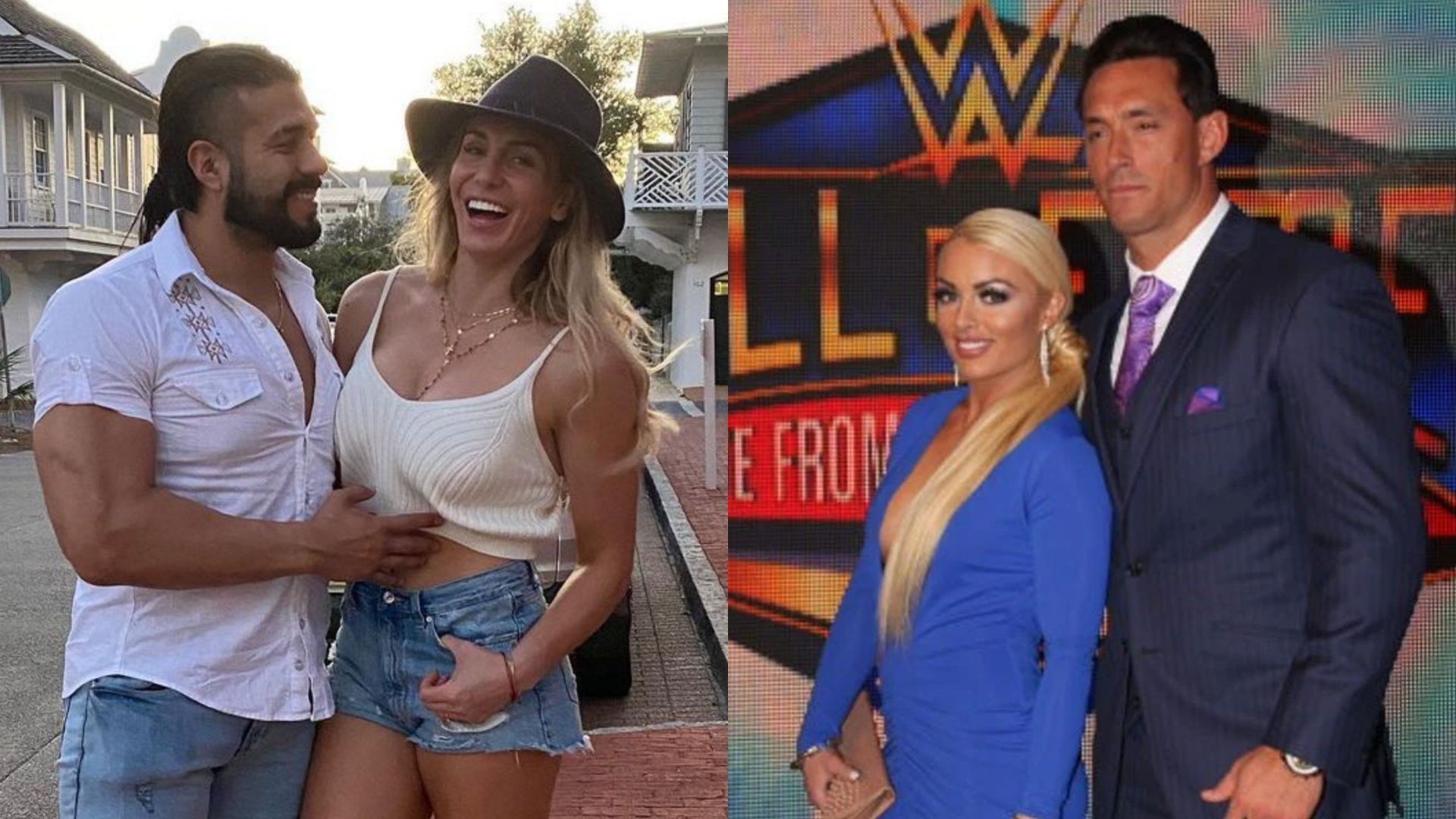 Charlotte Flair &amp; Andrade and Mandy Rose &amp; Tino Sabbatelli