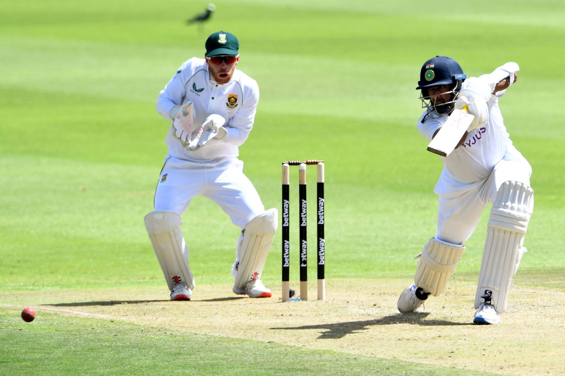 Ashwin played a 46-run knock in India's first innings of the Johannesburg Test