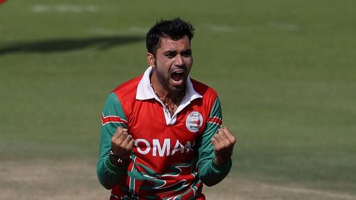 Oman Cricketer Bilal Khan (Image Courtesy: Sky Sports)