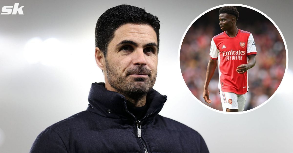 Mikel Arteta thinks interest from other teams in Arsenal&#039;s Bukayo Saka is a positive thing.