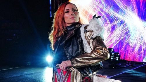 Becky Lynch took on Liv Morgan and Bianca Belair at WWE's Fayetteville event